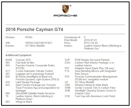 Used-2016-PORSCHE-CAYMAN-GT4